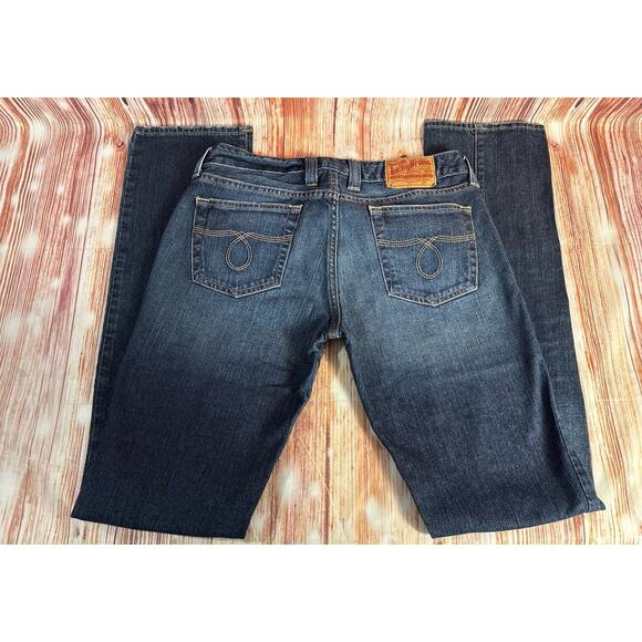 Lucky Brand LOLA STRAIGHT Size 8/29 Long Blue Low Rise Jeans Denim Pants 29x34 - Picture 4 of 11